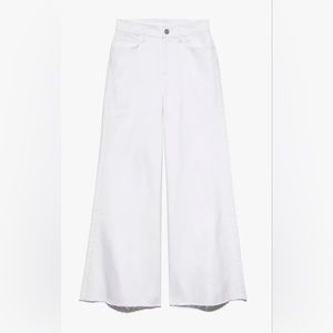 Frame Le Palazzo Crop in Blanc | Size 30 | NWT